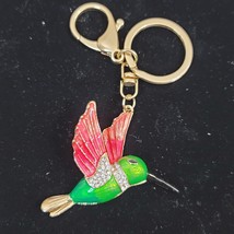 Hummingbird Keychain Hummingbird Charm Bird Animal Feature Keychain Spar... - $8.21