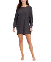Jenni Womens Thermal Sleep Shirt, X-Small, Black - £22.29 GBP