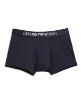 Emporio Armani Stretch Cotton Boxer Briefs &amp; Monogram Trunks Blue-Small - $32.99