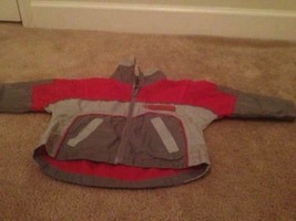Wilson Toddler Boys Red  Gray Zip Up Windbreaker Track Jacket Size 12 Mo... - $39.60