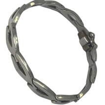 Sterlig Silver Mexico Heavey Bracelet 27 Grams 7.5” - £67.35 GBP