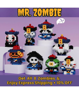 Halloween Zombie BRICKS Cute Mini Nano Blocks Cartoon Series Gift Deco H... - $203.17 MXN+