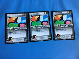 X3 DRAGON BALL Z BLACK NECK BREAK CARD CCG TRADING CARD DBZ FREE SHIP - $3.95