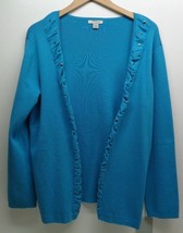 Mercer Street Studio Size L Large Teal Blue Aquarius Sweater New Womens ... - £38.33 GBP