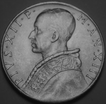 Vatican City 10 Lire, 1951 Gem Unc~Pope Pius XII~Free Shipping - £6.24 GBP