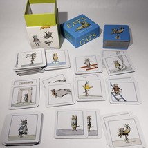 Edward Gorey CATS Memory Game 72  Art Cards Pomegranate Kids Age 3+ EUC ... - £8.75 GBP