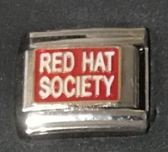 Red Hat Society Wholesale Italian Charm Enamel 9mm Link K40 Style RHSW - £10.57 GBP