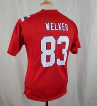 Nike NFL Wes Welker On Field Jersey Retro New England Patriots Red Youth Large - £14.25 GBP