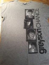 Maglietta Greyson Chance Music da uomo S grigia - $9.48