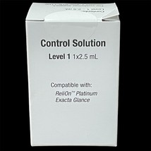 Relion Platinum Control Solution Level 1 New Sealed - $9.85