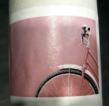 Ikea Bjorksta Björksta Wall Art Canvas Pink Bicycle 46 1/2&quot; X 30 3/4&quot; - £63.70 GBP