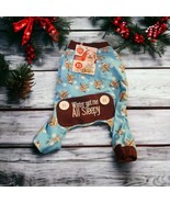Pet Central Holiday Christmas Sloths Dog Puppy Pajamas One Piece X Small - £6.65 GBP
