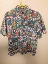 Reyn Spooner Mele Kalikimaka Mens Hawaiian Shirt Limited Issue Size XL 2003 - £50.63 GBP