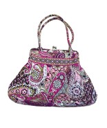 Vera Bradley Pink Paisley Kisslock Closure Handbag shoulderbag SKU 7993 - $27.10