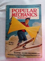 Popular Mechanics Magazine January 1953 Ski Wings 35 CENTS N.S.E. 312pg. - £8.80 GBP