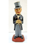 1940s Syroco Wood Corkscrew &quot;Old Codger&quot; Figural Wine Bottle Opener  - $202.38 CAD