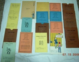 LOT 1966-74 vintage 13 ZINK REPORT CARDS Donegal School District lancaster pa  - £31.01 GBP