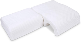 Memory Foam Pillow For Couples Adjustable Cube Cuddle Side Sleepers NEW - £82.81 GBP