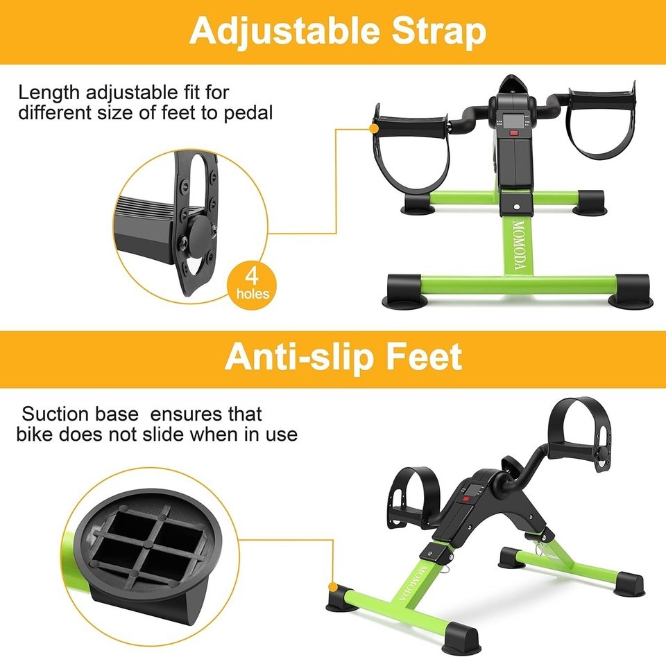 LCD Display Mini Bike Pedal Exerciser – Foldable Home & Office Fitness Solution Item image 9