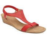 Alfani Women Slingback Cork Wedge Sandals Vacanzaa Size US 8M Red Perfor... - $21.78