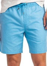 Rodd &amp; Gunn Men&#39;s Aqua Blue Linen Cotton Italy Casual Shorts Size XL  $129 - £56.02 GBP