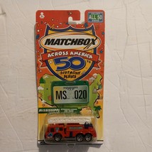 Matchbox 50th Birthday Series - Mississippi - Extending-Ladder Fire Truck - $10.38
