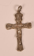 Old Religious Cross 800 Silver Vintage Pendant stamped 800 Crucifix - £29.59 GBP