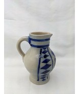 Salt Glaze Pitcher Germany Merkelbach Pottery 4.5 Inch - $22.45