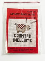 Spare Time Kits Cross Stitch Kit STQK1-10 Country Welcome - $4.94