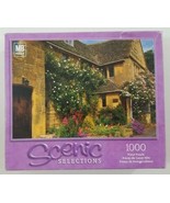 Cottage Cotswold England Scenic Scelections 1000 Piece Puzzle - £14.04 GBP