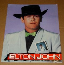 Elton John Concert Tour Program Vintage 1982 Jump Up North American Tour - $24.99