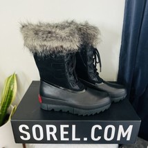 SOREL Joan of Arctic Next Faux Fur Waterproof Snow Boot, Black, Size 10, NWT - £140.75 GBP