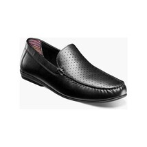 Stacy Adams Conroy Moc Toe Perf Slip-On Casual Shoes Black 25702-001 image 14