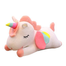 40cm Sleeping Unicorn Plush Toys Cute Stuffed Pillow Dolls Bed Decor Kid... - £15.72 GBP