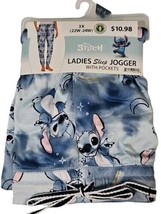 Disney Stitch Women&#39;s  Soft Sleep Joggers with Pockets size 3X (22W-24W) New - £10.12 GBP