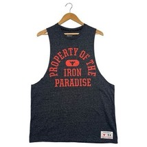 Under Armour Project Rock Tank Top Mens L Gray Property of the Iron Para... - $557.31 MXN