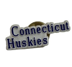 University Of Connecticut Huskies UCONN Plastic Lapel Pin NCAA College S... - £3.86 GBP
