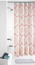 Mainstays 70&quot; X 72&quot; Coral Capri Shower Curtain Chloride Free PEVA New - £9.74 GBP