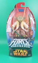 YODA Star Wars 2005 Force Battlers  Hasbro action figure - Lightsaber attack - £13.40 GBP