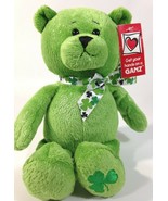 Ganz St Clover Bear Green Stuffed Animal Saint Teddy Lucky Irish Bean Ba... - $39.78 CAD