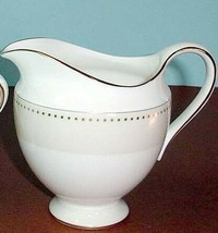 Wedgwood Barbara Barry Radiance Creamer Gold Dots New - $34.90