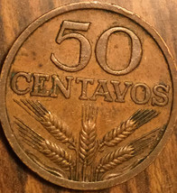 1970 Portugal 50 Centavos Coin - £1.02 GBP