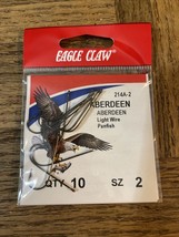 Eagle claw Aberdeen Hook 214A-2 - $5.89