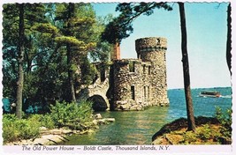 Postcard Thousand Islands New York Old Power House Boldt Castle - $2.85