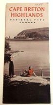 1948 Cape Breton Highlands National Parks Service Brochure Ottowa Canada - £18.56 GBP