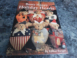 Beary Happy Holiday Hearts by Kathie Rueger Leaflet 1558 - $2.99