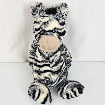 Jellycat Medium Bashful Zebra stuffed Plush 12&quot; Black and white clean and soft - £10.33 GBP
