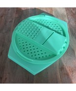 Vintage TUPPERWARE Lettuce/cheese GRATER #787 w/ bowl #786 Jadite Green - $14.03