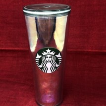 9&quot; Tall Starbucks Tumbler Mermaid 24oz Iridescent Siren Scales Venti Cof... - £12.82 GBP