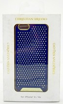 NEW Christian Siriano iPhone 6/6s Hard Shell Case BLUE/GOLD Stud Accents Apple - £3.71 GBP